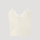 ROHE - Silk lace camisole top | cream