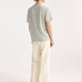 ROHE - Japanese mouliné jersey T-Shirt | light grey melange