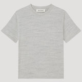 ROHE - Japanese mouliné jersey T-Shirt | light grey melange