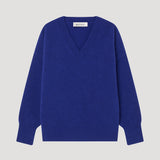 ROHE - Classic v-neck jumper | indigo