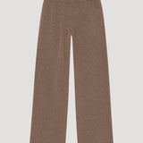 ROHE - Relax-fit knitted trousers | taupe melange