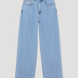 ROHE - Relaxed wide leg denim | denim blue