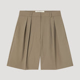 ROHE - Tailored wide leg shorts | khaki