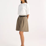 ROHE - Tailored wide leg shorts | khaki