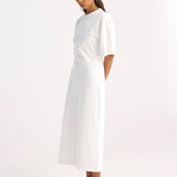 ROHE - Jersey fitted t-shirt dress | optic white