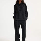 ROHE - Mandarin jacket | black