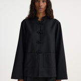 ROHE - Mandarin jacket | black