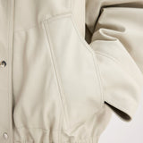 ROHE - Reinvented leather jacket | chalk