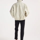 ROHE - Reinvented leather jacket | chalk