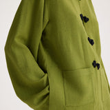 ROHE - Mandarin jacket | garden green