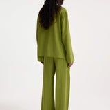 ROHE - Mandarin jacket | garden green