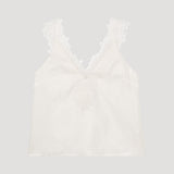 ROHE - Silk lace camisole top | cream