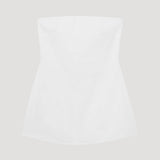 ROHE - Sculptural cotton top | optic white