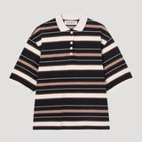 ROHE - Striped oversized polo | block stripe