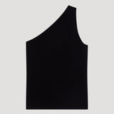 ROHE - Sculptural knitted top | black