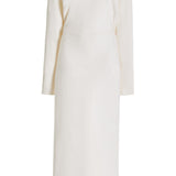 GABRIELA HEARST - Semaine Knit Dress in Ivory Silk Cashmere