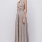 Simkhai - Plisse Lame Goddess Gown