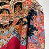 Etro Red Long Sleeve Ombre Paisley Print Jacket IT 42 (UK 10)