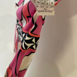 Emilio Pucci Pink & White Patterned Midi Dress Size IT 38 (UK 6)