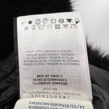 Moncler Black Padded Jacket with Black Fur Trim Size 5 (UK 18)