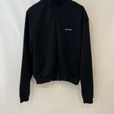 Balenciaga Black Zipped Jacket with White Logo Detail Size IT 48 (UK 16)