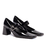 Elleme - Mary Jane Block Heel Patent Black