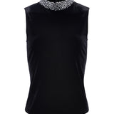 L'AGENCE - Madelyn Embellished Velvet Top