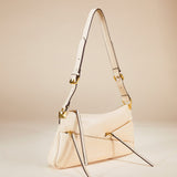 MANU ATELIER - Three Zipped Baguette Ivory Soft