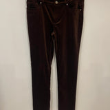 Loro Piana Dark Brown Velvet Straight Leg Trousers Size IT 46 (UK 14) RRP £1,250