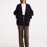 ROHE - Compact cardigan | black