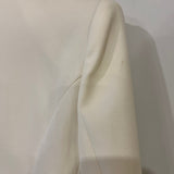 Balmain Cream Wool Blazer Jacket with Gold Buttons and Shoulder Pads Size FR 42 (UK 14)