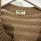 Chanel Brown Round Neck Knitted Cardigan FR 38 (UK 10)