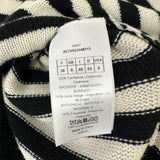 Christian Dior Black and White Striped Cashmere Jumper with Green Dragon Detail Size FR 36 (UK 8)RRP 2500£