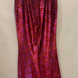 Halpern Pink Graphic Sequin Flare Trousers Size FR 40 (UK 12)