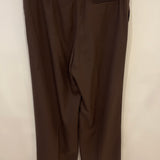 Hermès Brown Straight Cashmere Trousers Size FR 44 (UK 16)