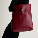 MANU ATELIER - Tote du Jour Burgundy Soft