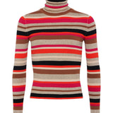 L'AGENCE - Olene Striped Turtleneck