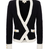 L'AGENCE - Georgia Contrast Cardigan Blazer