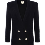 L'AGENCE - Eileen Knit Boyfriend Blazer