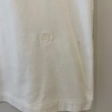 Loro Piana White T-Shirt with Logo Embroidery Detail Size IT 40 (UK 8) RRP £400