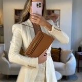 Hermès Kelly Elan Bag in Gold Madame Leather with Gold Hardware