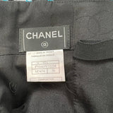 Chanel 07/A Turquoise Houndstooth Pencil Skirt Size FR 36 (UK 8)