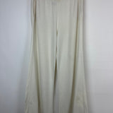 Loro Piana White Silk Blend Wide Leg Trousers IT 42 (UK 10)