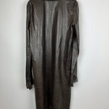 Chanel Vintage 02/A Long Line Leather Jacket Size FR 38 (UK 10)