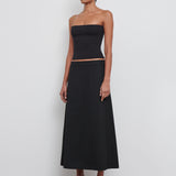 WARDROBE.NYC - A-Line Midi Skirt