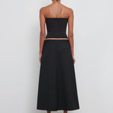 WARDROBE.NYC - A-Line Midi Skirt