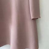 Valentino Pink Bell Sleeve Mid Neck Midi Dress Size IT 38 (UK 6)