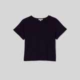 Agolde - Adine Shrunken Tee in Black