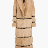 Khaite - Ada Shearling Coat in Natural