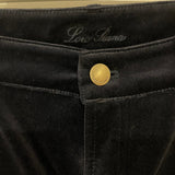 Loro Piana Navy Velvet Straight Leg Trousers Size IT 46 (UK 14) RRP £1,250